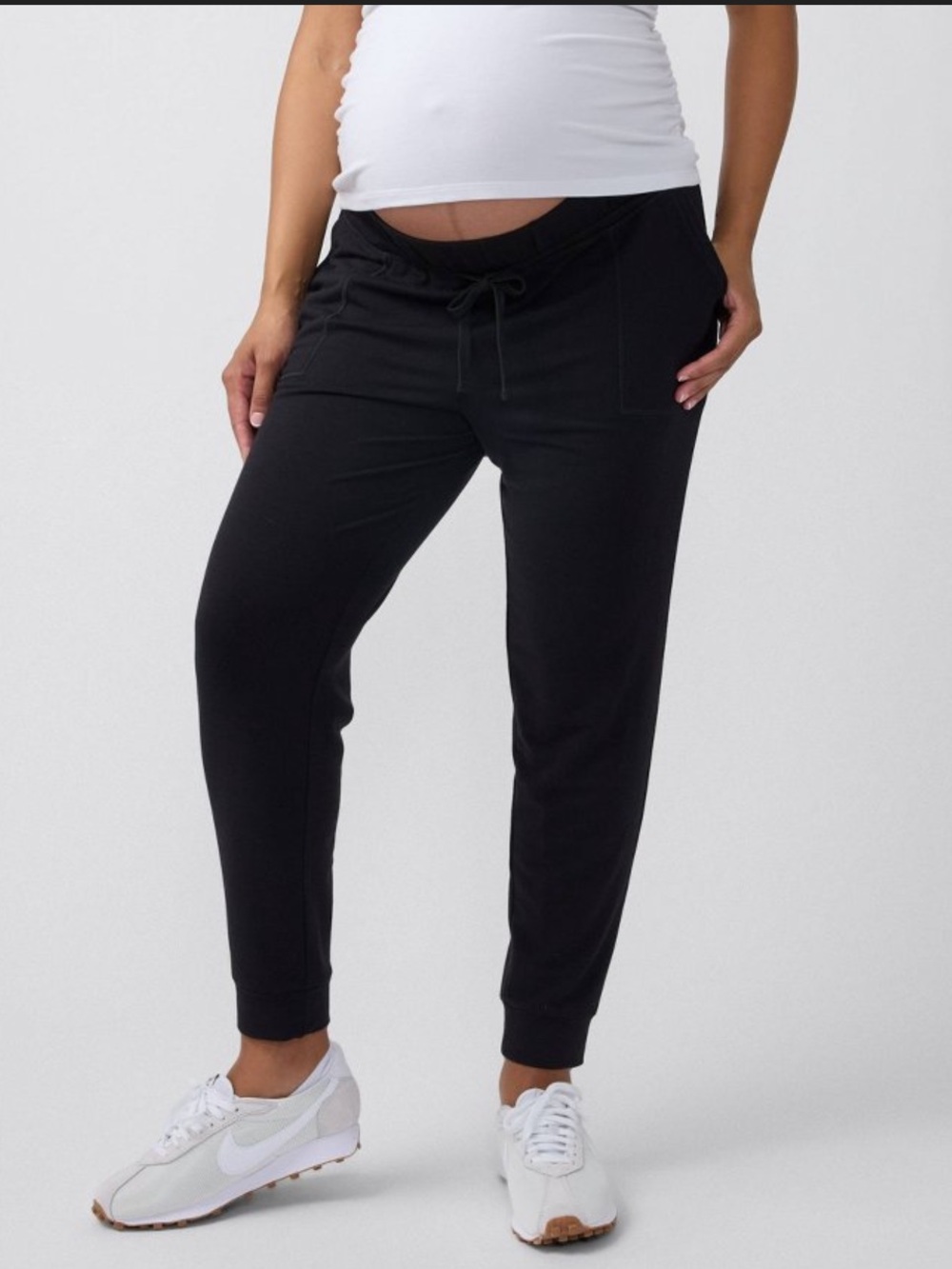 Isabel Maternity by Ingrid & Isabel Black Maternity Joggers